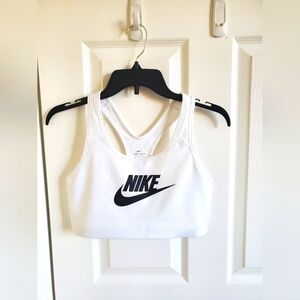 Nike Women's White Sports Top Large